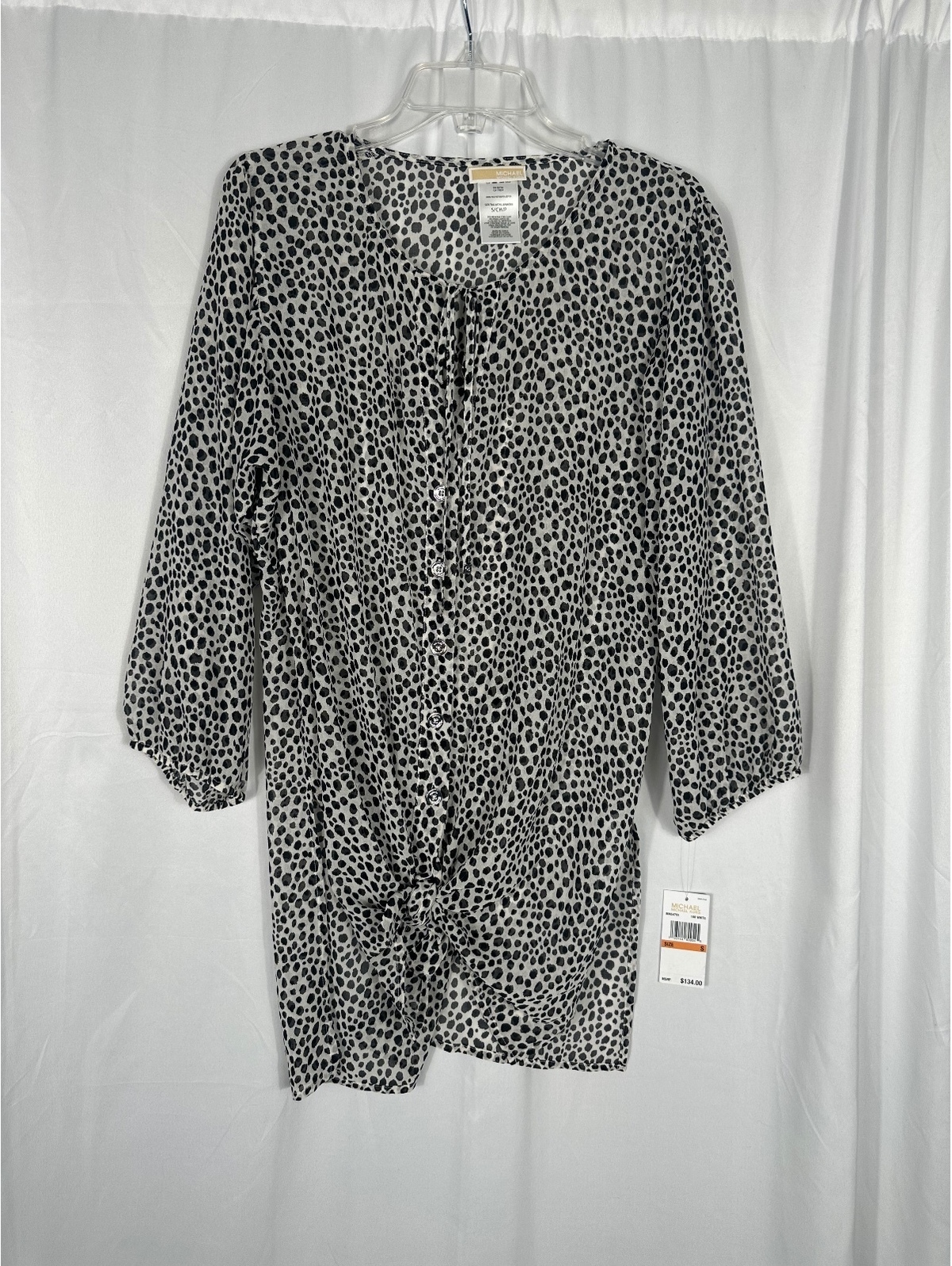 Michael Kors Animal Print Swim Coverup Size Small